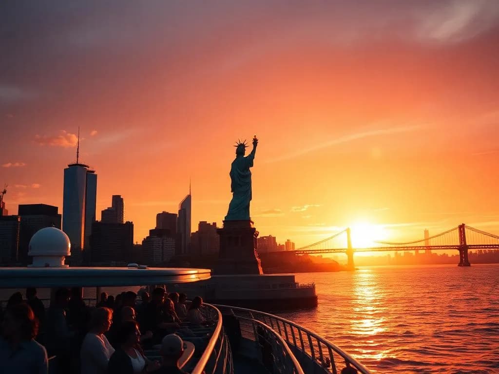 Circle Line: 1.5hr New York City Statue of Liberty Sunset Cruise